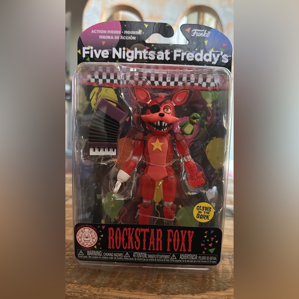 Funko Five Nights at Freddy's Rockstar Foxy Action Figure - Red and Black